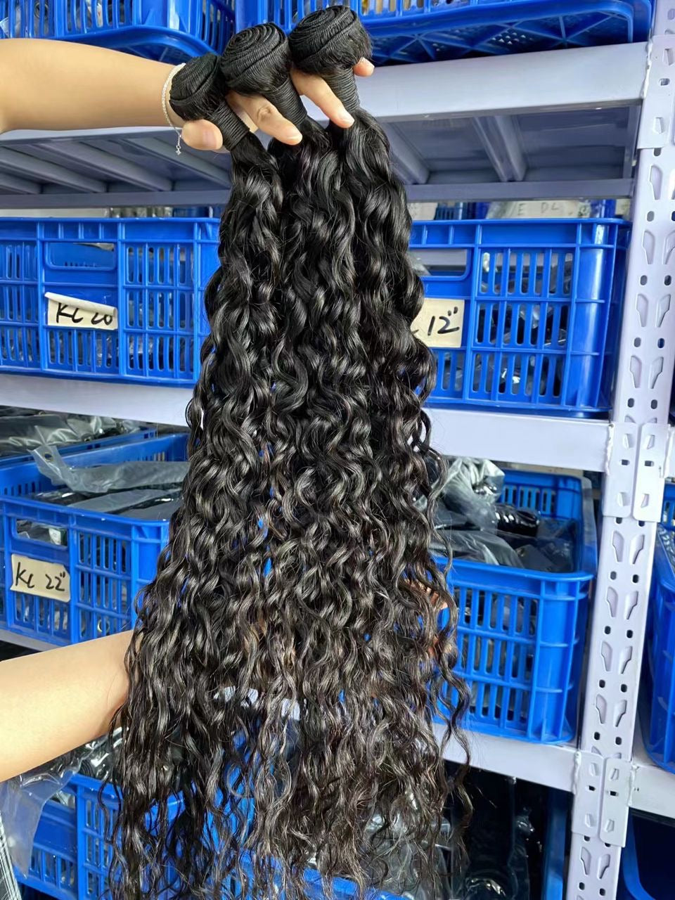 Natural Color Brazilian Virgin Human Hair Bundle Weft