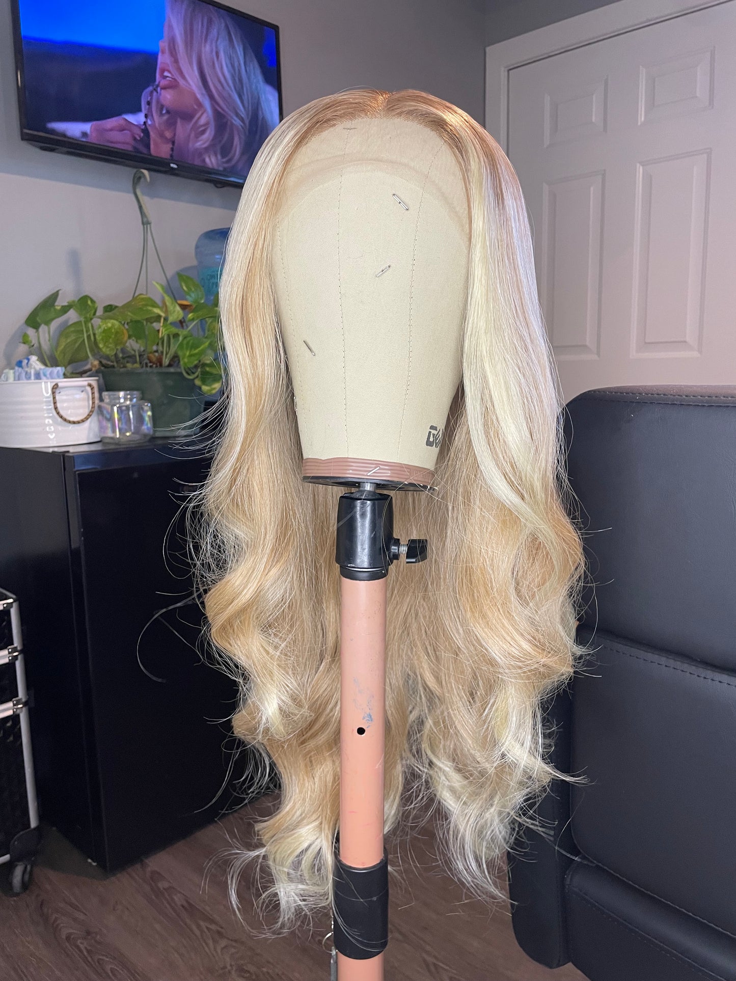 13x4 30” Luxury Synthetic High Heat Resistant Wig