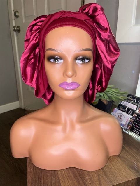 Adjustable Satin Bonnets